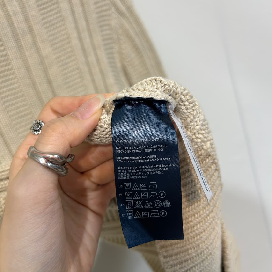 타미힐피거 여성 니트 스웨터 55~66 상품이미지4