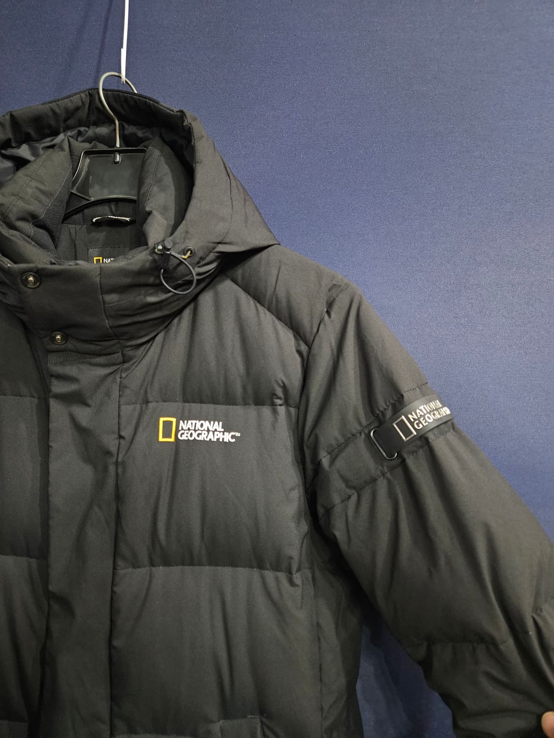 내셔널지오그래픽 블랙컬러 남성 95 덕다운 롱패딩  상품이미지4