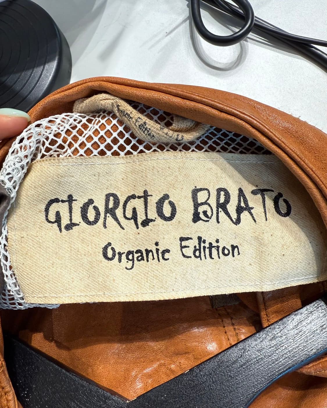 조르지오 브라토 브라운 쉽스킨 자켓  상품이미지8