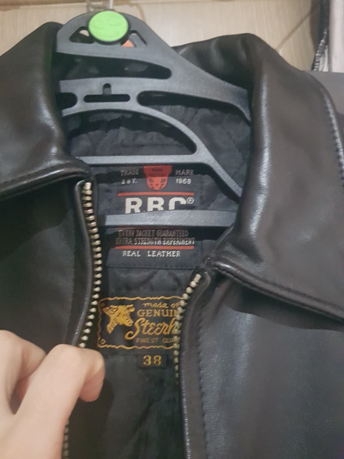 Rbc 소가죽 싱글라이더 레더자켓 상품이미지3