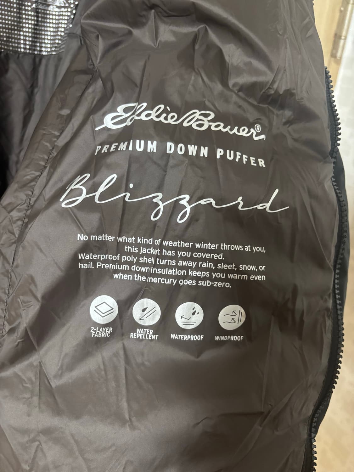 에디바우어 블랙 패딩 상품이미지4