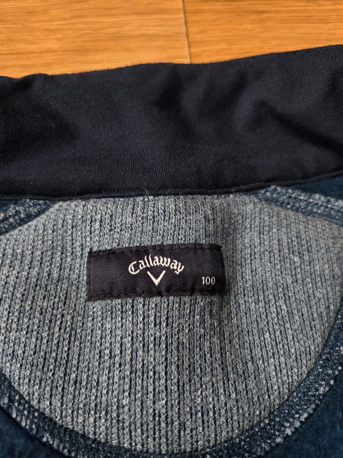 캘러웨이 정품 골프 남성 니트 기모 집업 상품이미지7