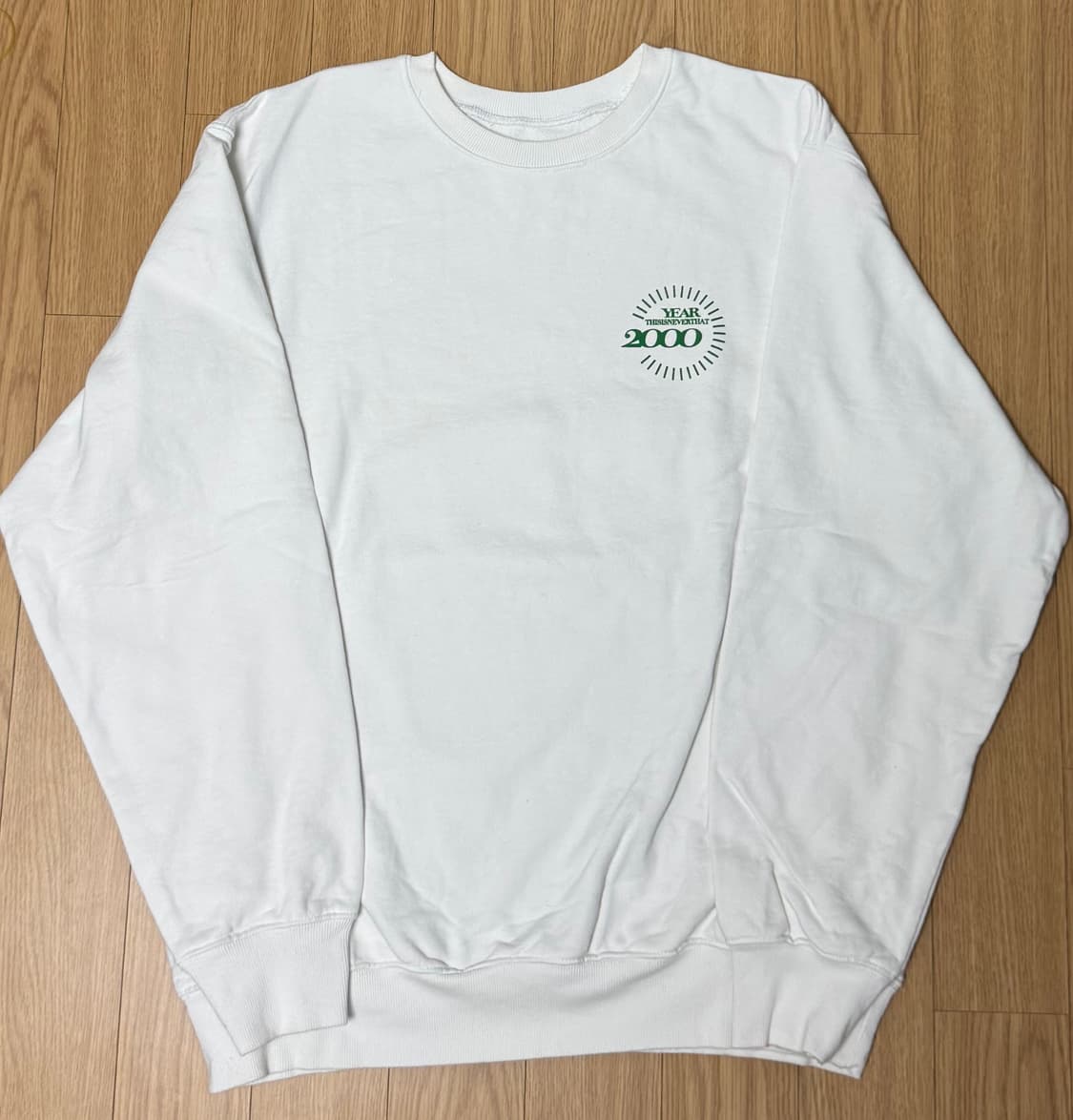 디스이즈네버댓 2000 화이트 맨투맨 상품이미지4