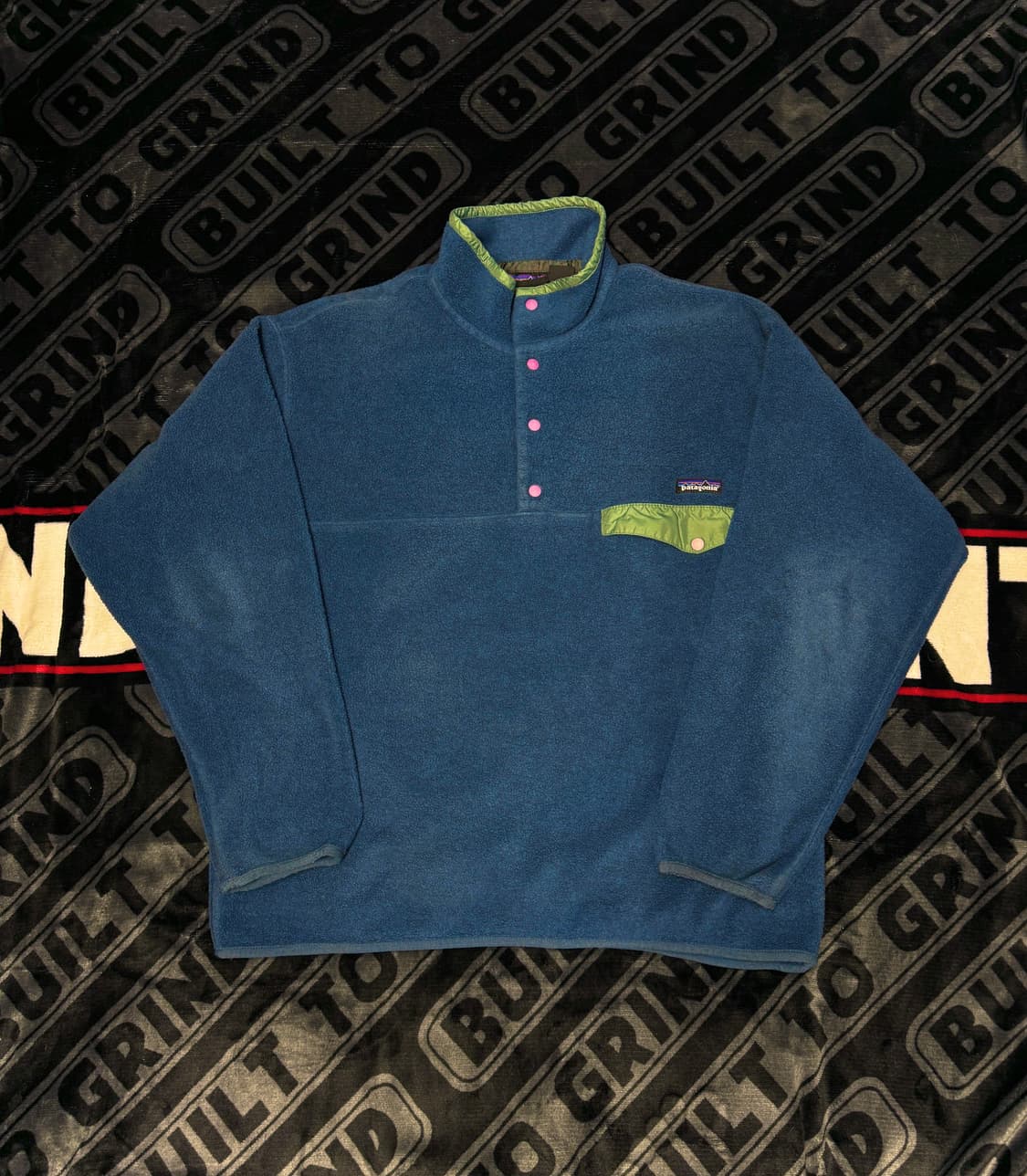 파타고니아 신칠라 스냅 티 풀 오버 블루 라이트 그린 상품이미지1