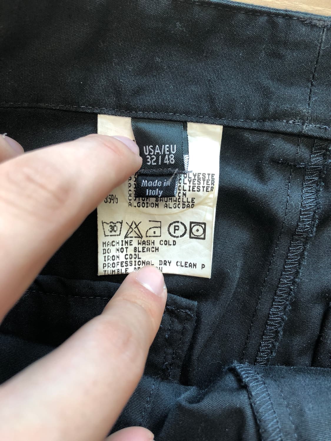 90s 캘빈클라인 컬렉션 italy made 지퍼 팬츠 상품이미지9