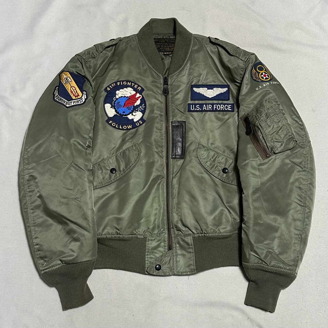 M U.S. 에어포스 41st ma-1 항공 자켓  상품이미지2
