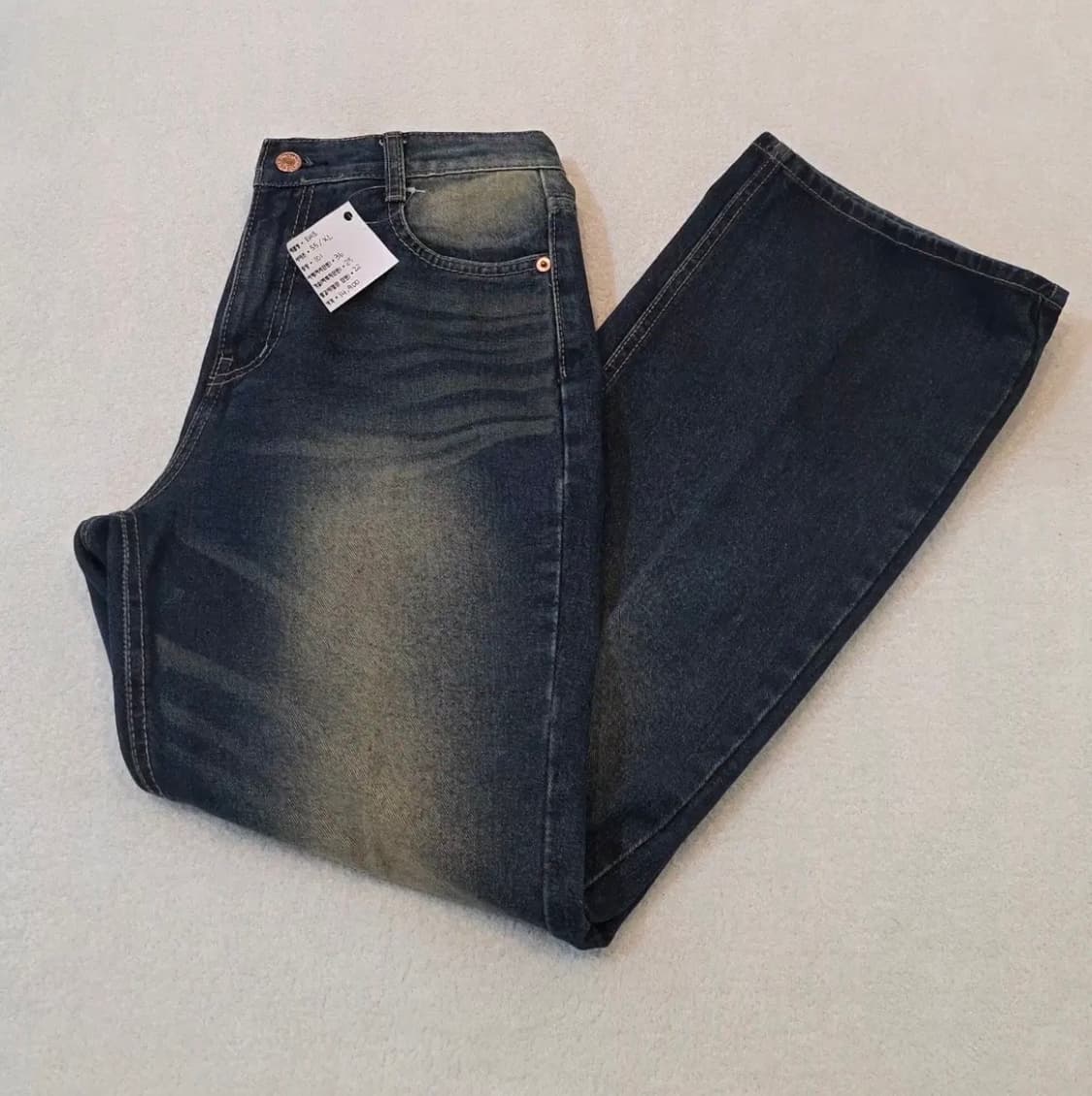 스트레이트 워싱 팬츠 상품이미지3