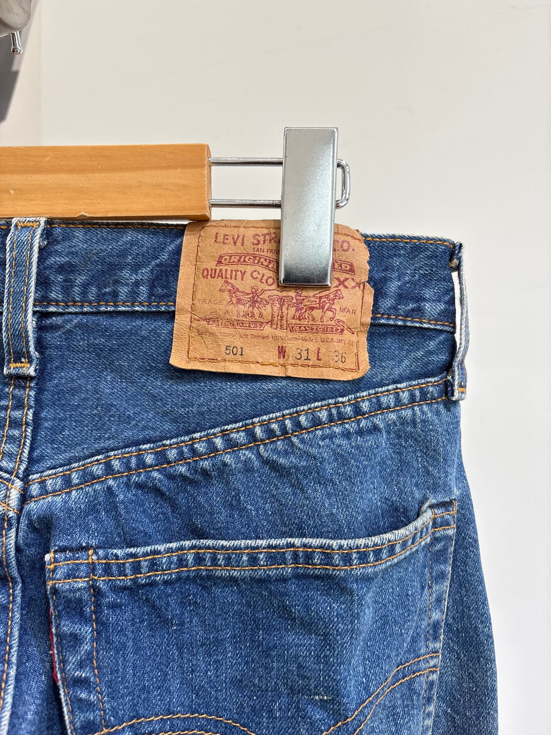90's LEVIS 501 (Made in USA) 데님팬츠 상품이미지7