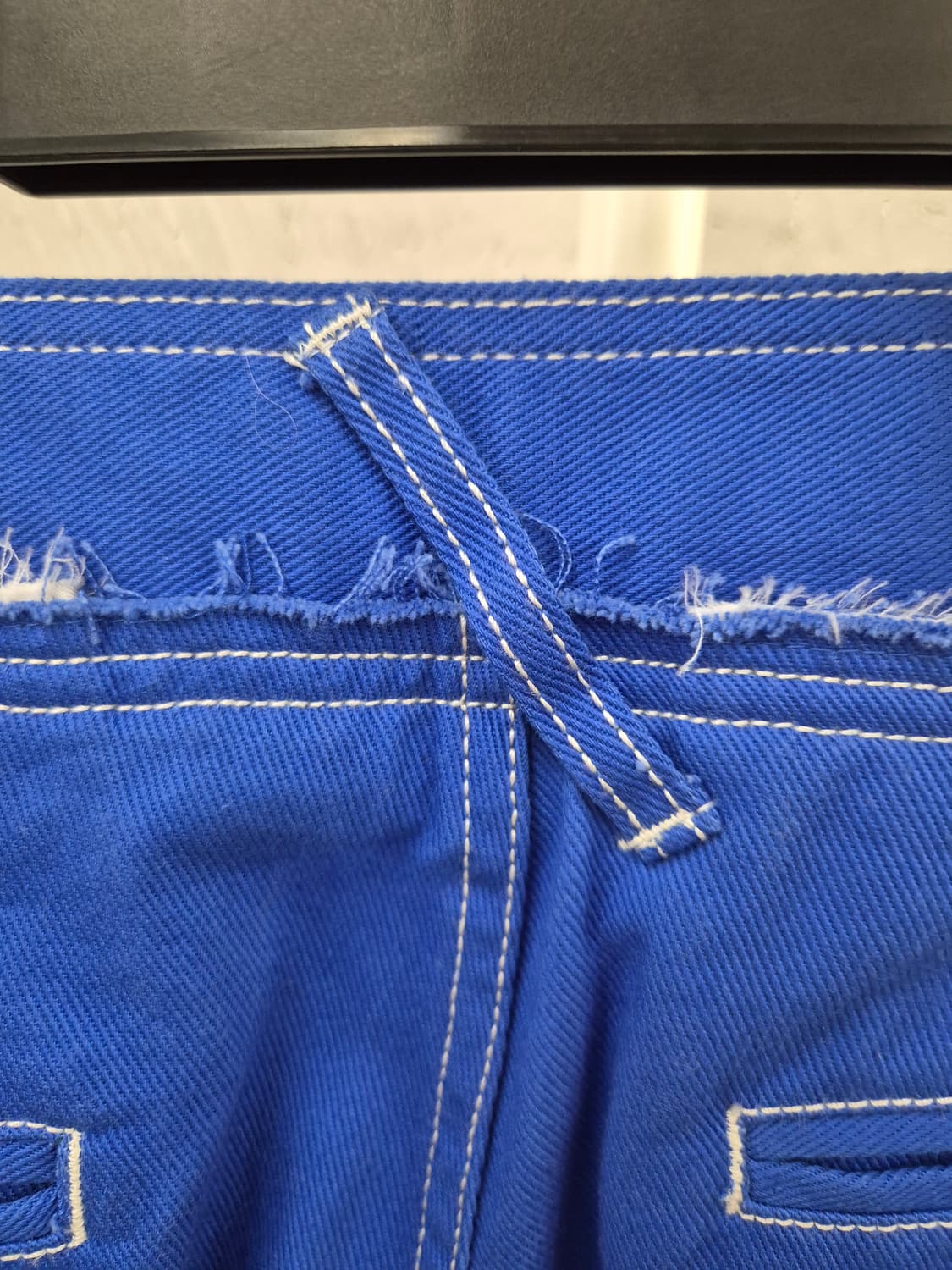 ADERERROR 블루 코튼 팬츠 A4 상품이미지5