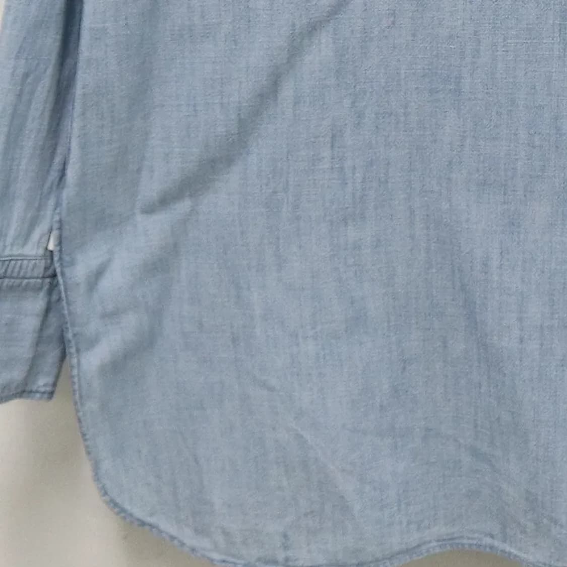 R BY 45RPM 데님 헨리넥 셔츠 63440 상품이미지6