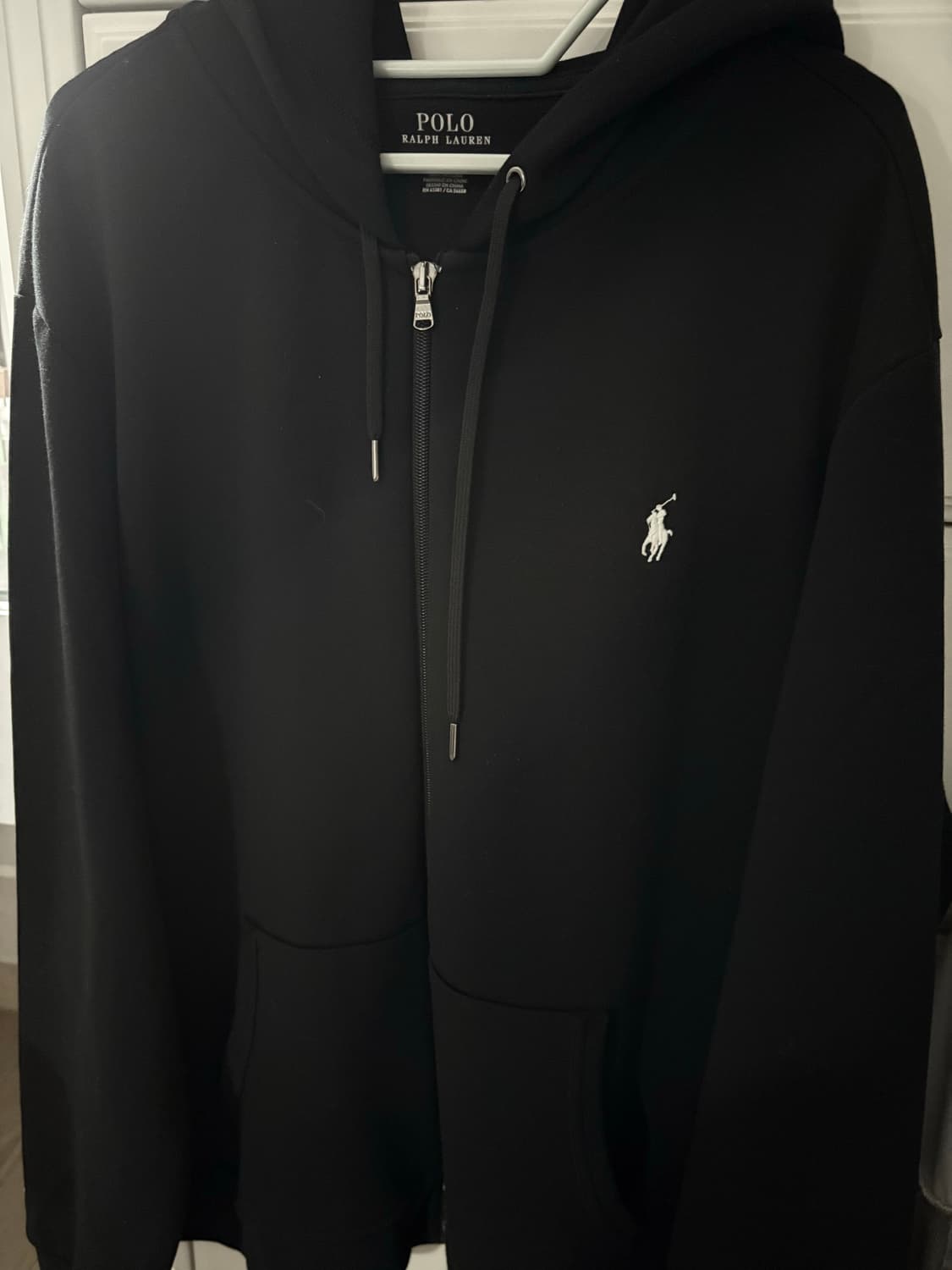 폴로 후드집업 블랙 xl 상품이미지1
