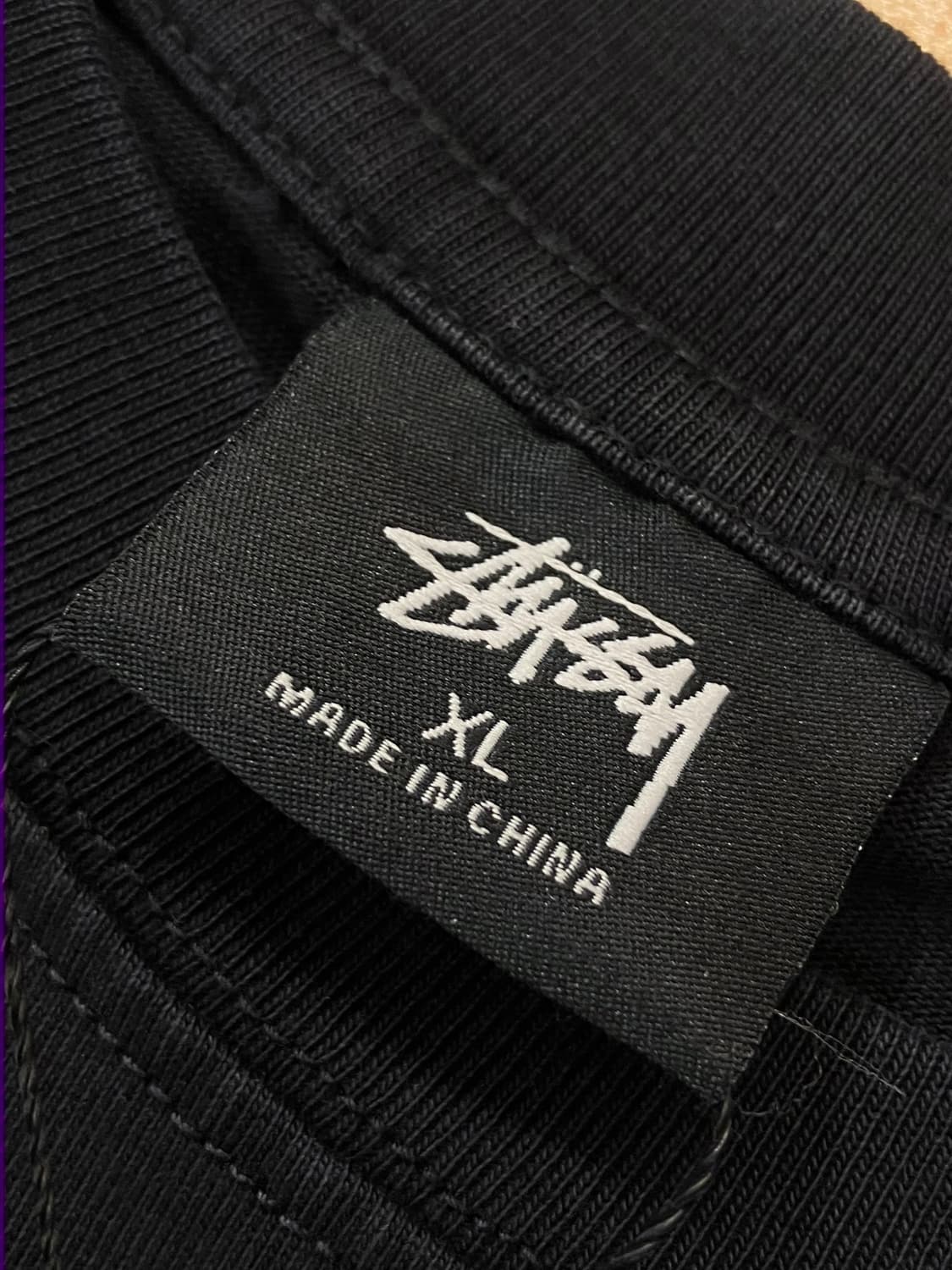 스투시 반팔 티셔츠 블랙 XL  #csz3450 상품이미지5