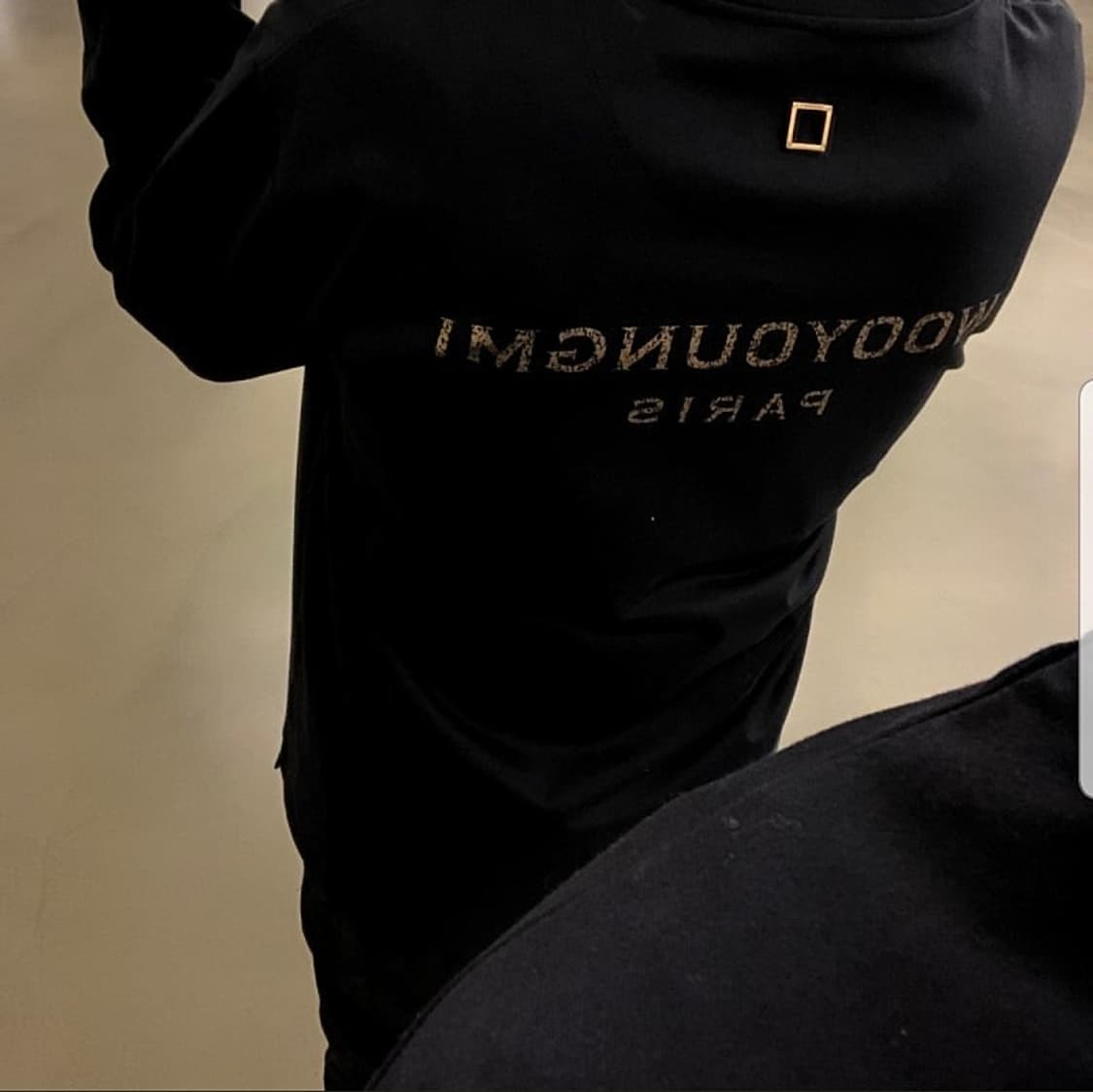 우영미 빈티지 백로고 반팔 상품이미지2