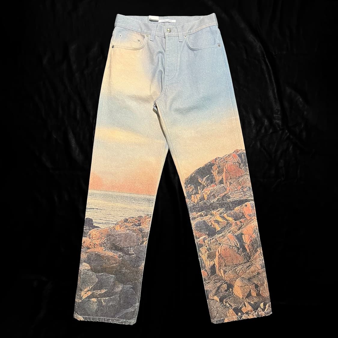 선플라워 와이드 데님 팬츠 상품이미지1