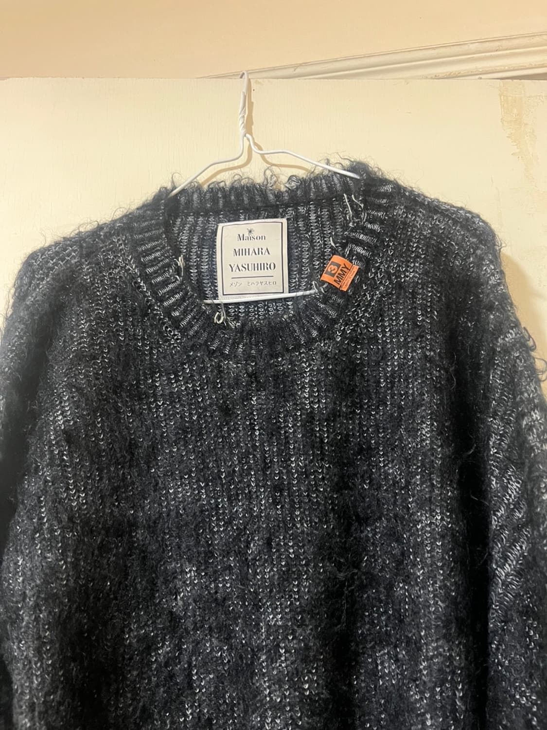 (정품) Maison Mihara Yasuhiro 니트 블랙(정품택있음) 상품이미지2