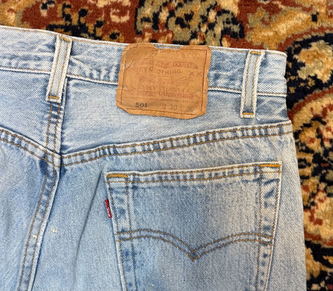 90s usa 빈티지 리바이스 501 데님 30(28~29) (573) 상품이미지3