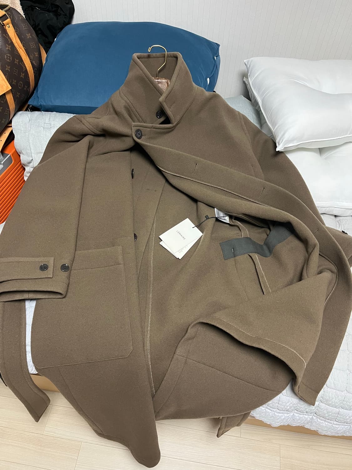 Lemaire 랩코트 다크스쿼럴 s 상품이미지1