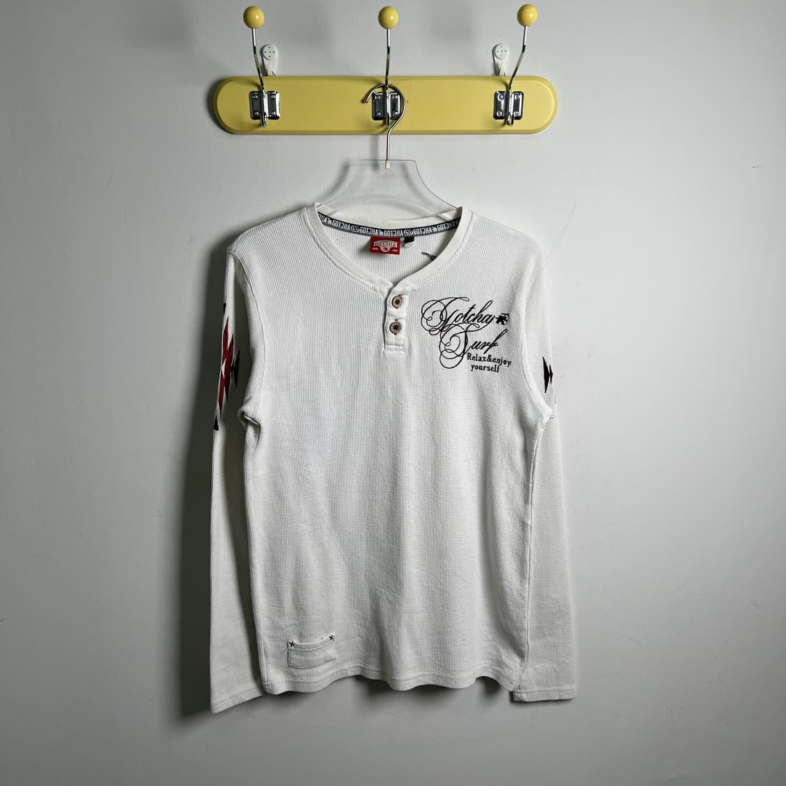 Gotcha 갓챠 나바호 화이트 와플 롱슬리브 M 상품이미지1