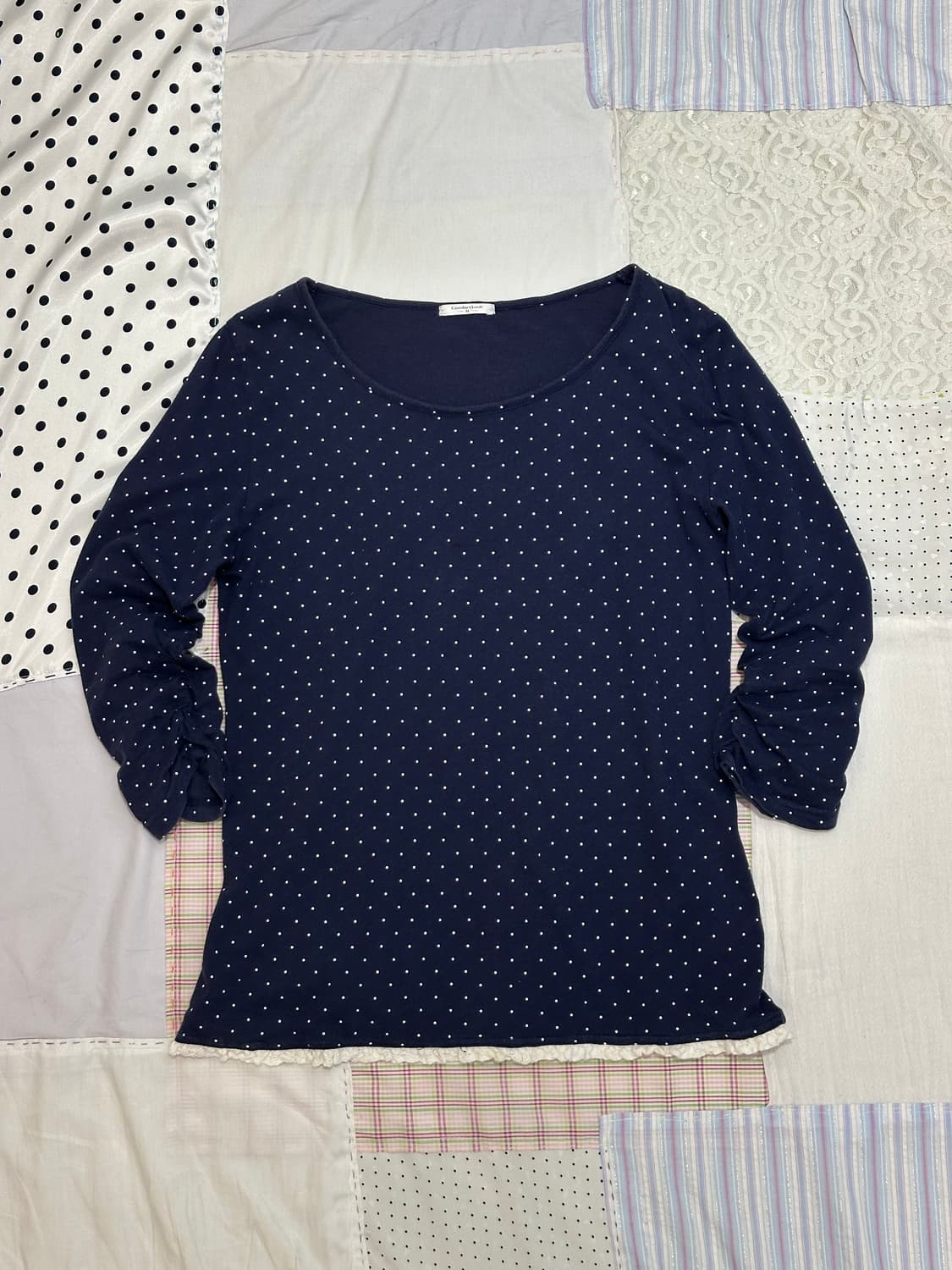 ⊹ Dot Lace Long Sleeve Top 상품이미지5