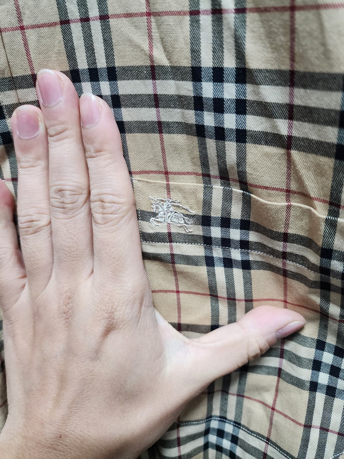 버버리 노바체크 긴팔셔츠 상품이미지3