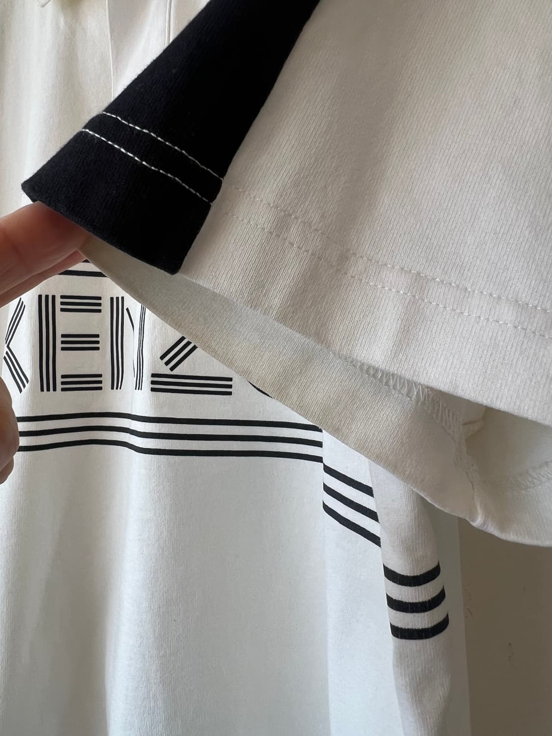 KENZO 겐조 남성 아이보리 카라 반팔티셔츠 
 상품이미지4