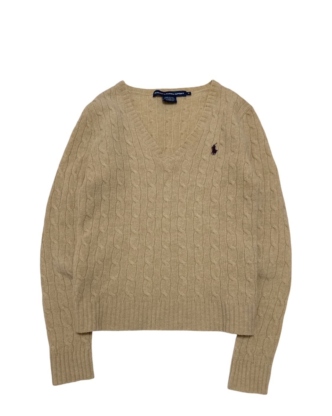폴로 랄프로렌 베이지 케이블 니트 상품이미지1