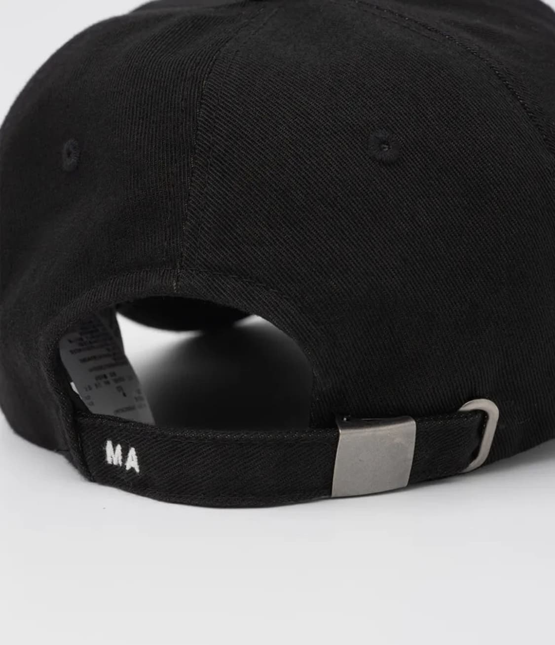 밀로아카이브 뮤트 6패널 볼캡 [워시드 블랙] 상품이미지4