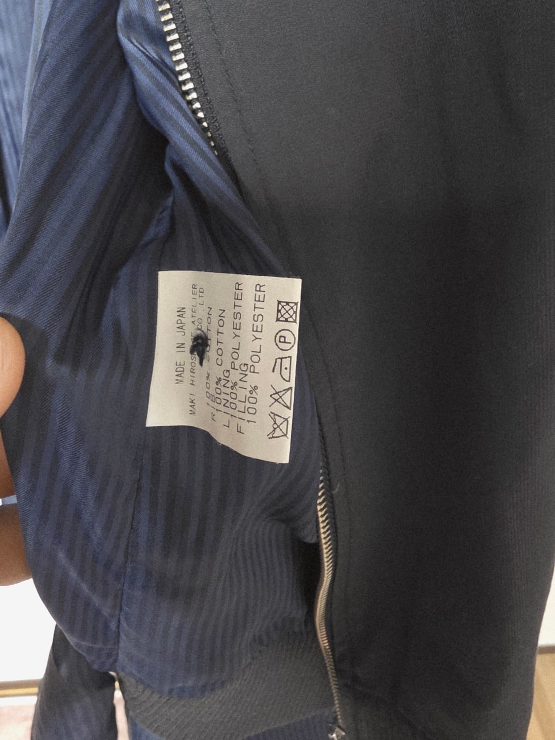 Gomme layered zip hood coat 상품이미지5