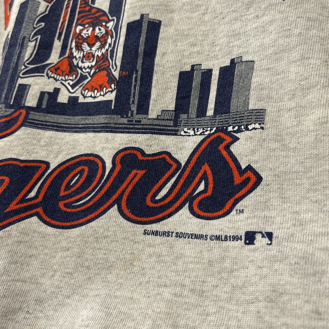 90s 델타 MLB 디트로이트 타이거즈 시티 그래픽 스웻셔츠 N1235 상품이미지6