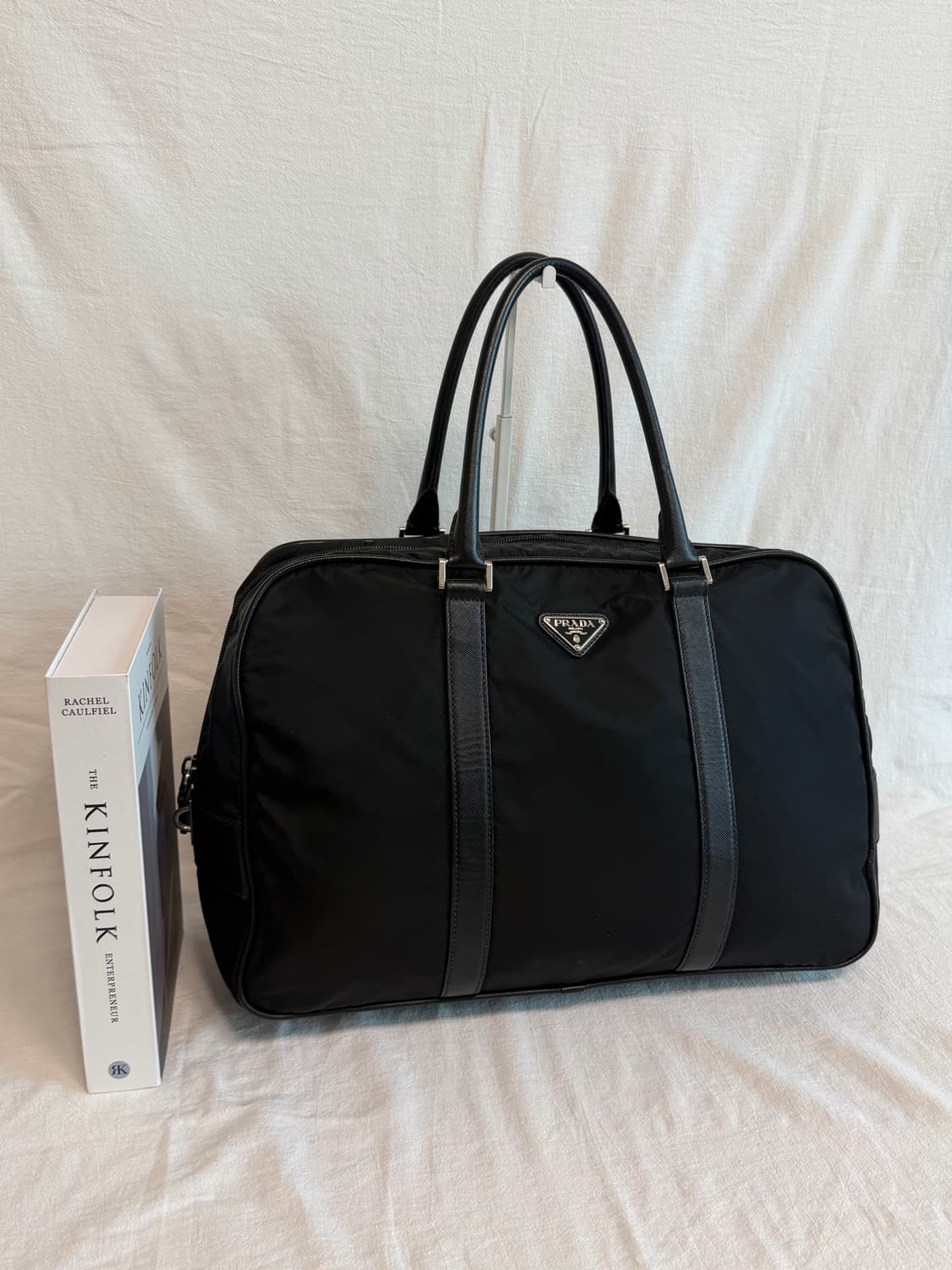 정품 프라다 사피아노 나일론 토트백 보스턴백 골프가방 여행  상품이미지5