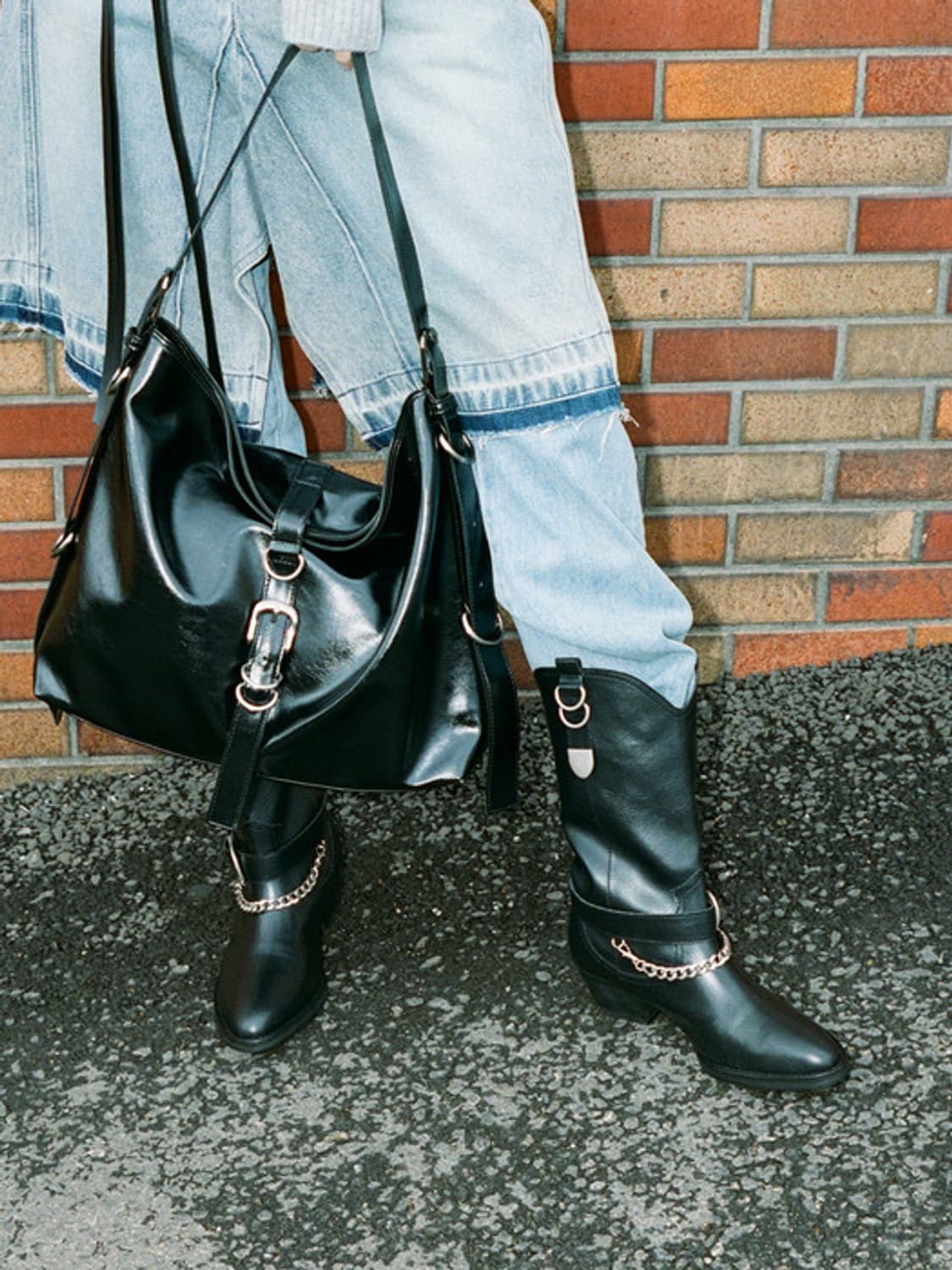 기호 khiho DIDI CHAIN WESTERN BOOTS 상품이미지3