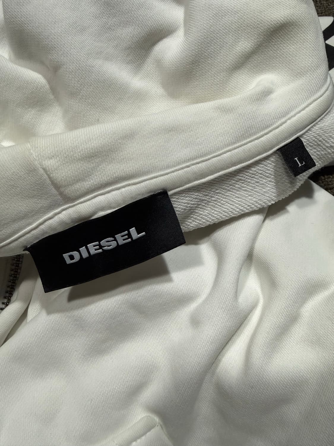 Diesel 디젤 화이트 코스믹 후드 집업 상품이미지4