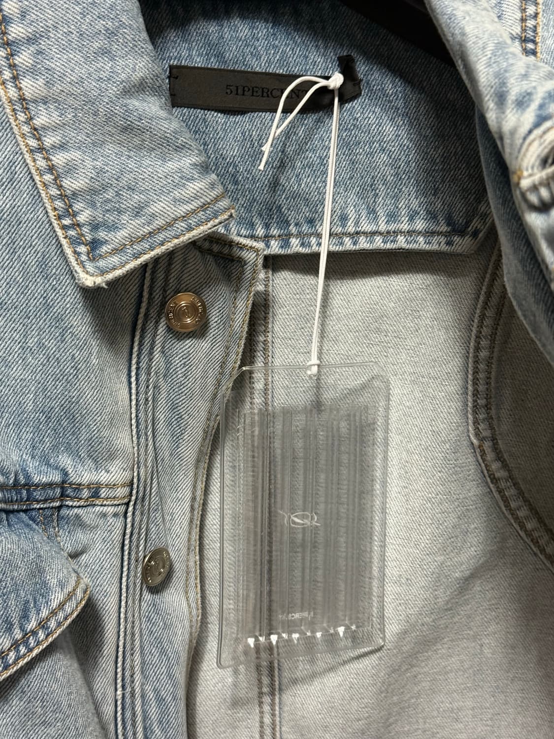Tunnel Lining denim Jacket 라이트블루 자켓 상품이미지4