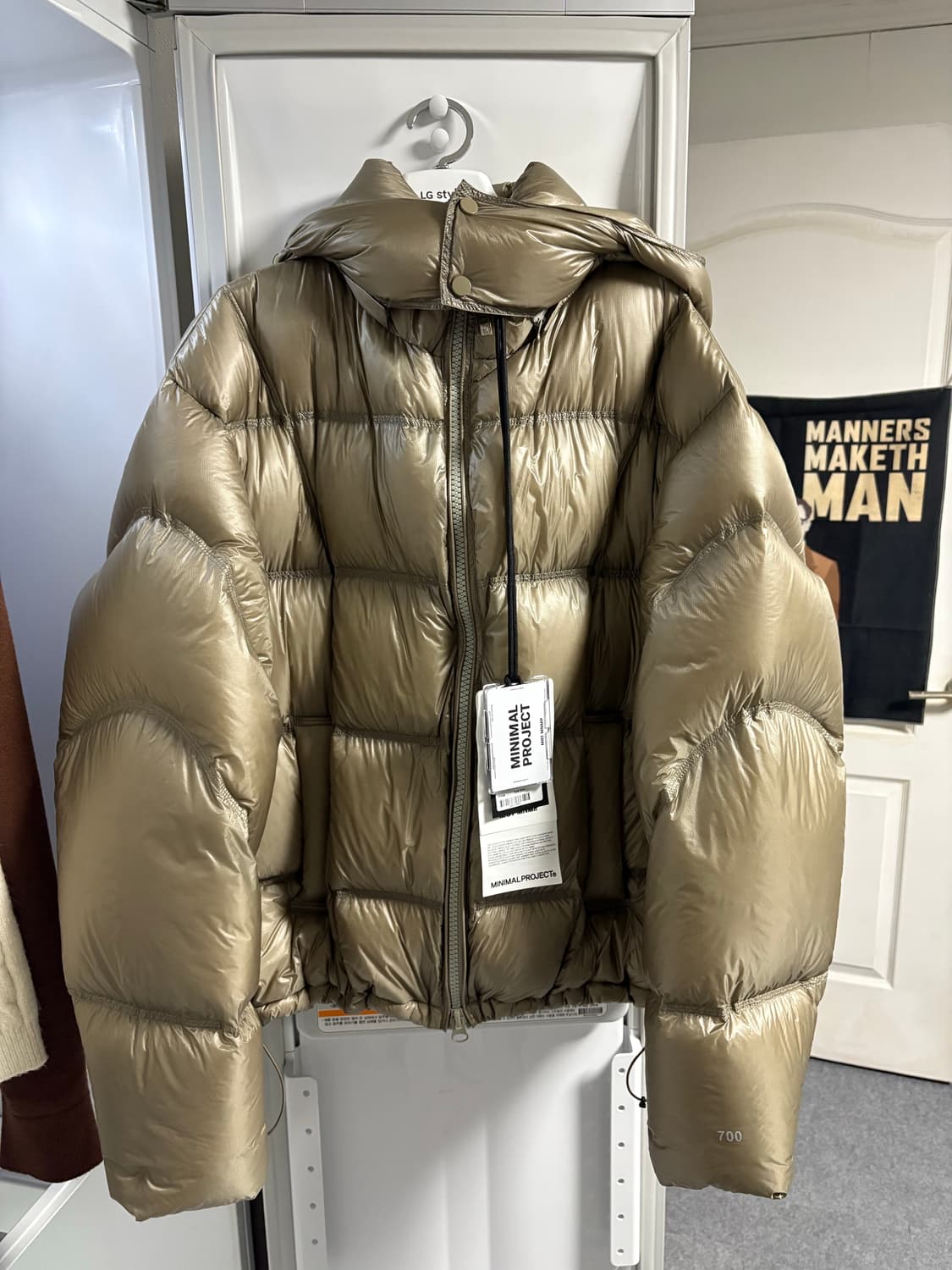 미니멀프로젝트 덕다운 패딩 상품이미지3