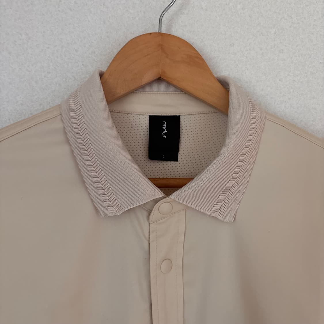 안다르 스판 기능성 바람막이 셔츠 남방 시보리 L 105 상품이미지4