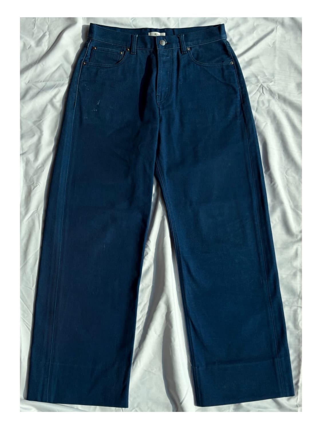 리에르 RIER 블루 데님 진 프렌치 워크 팬츠 청바지 마리암 세야 상품이미지2