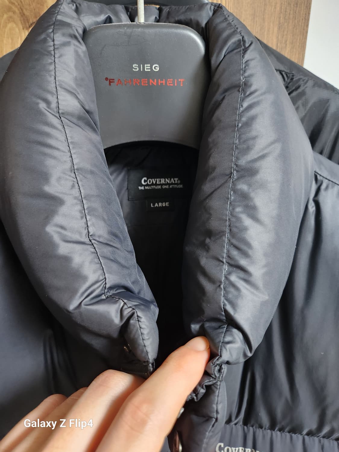 커버낫 구스다운 푸퍼 패딩 L (구매당일1회착) 상품이미지3