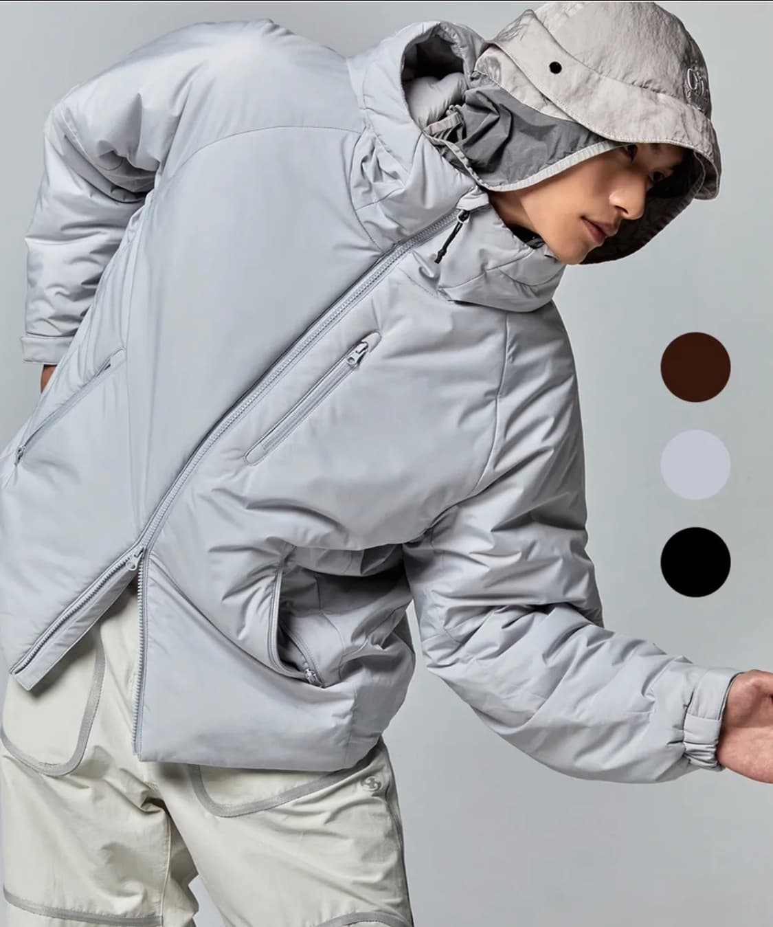 [S] 코어 익스트림 패딩자켓 (라이트그레이) 상품이미지1