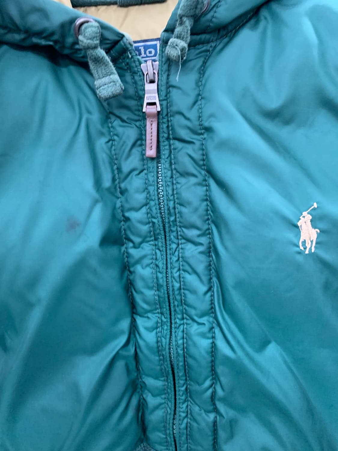 폴로 딥그린 덕다운 패딩 상품이미지7