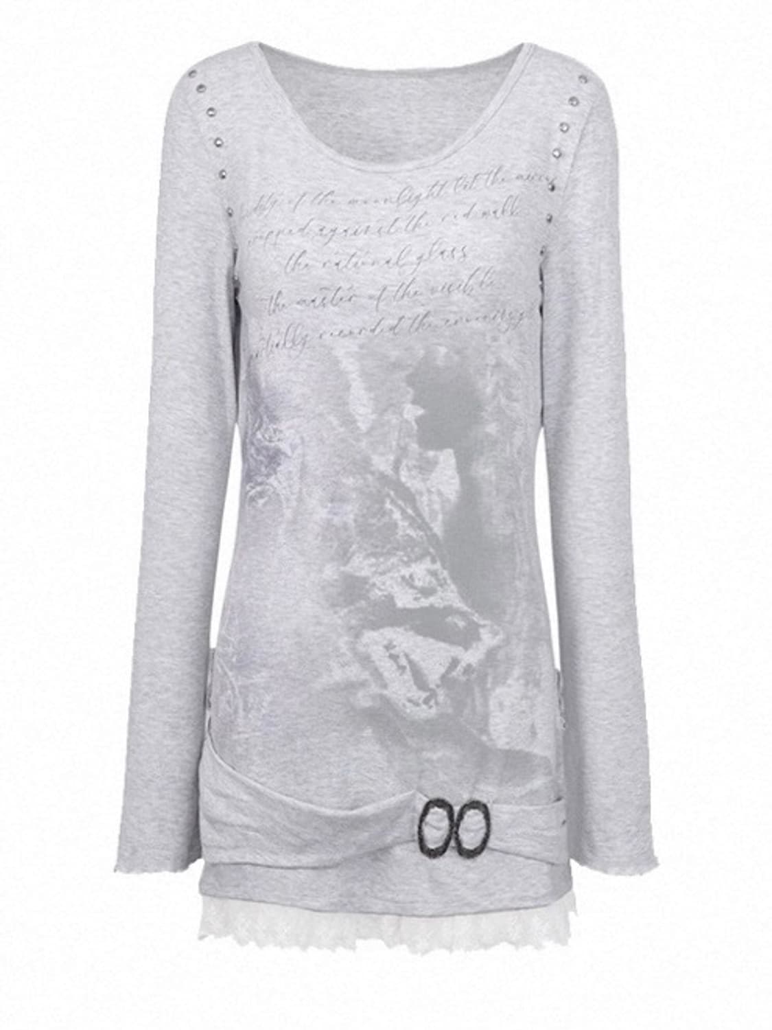 DoublePunch 레이스티셔츠 상품이미지4