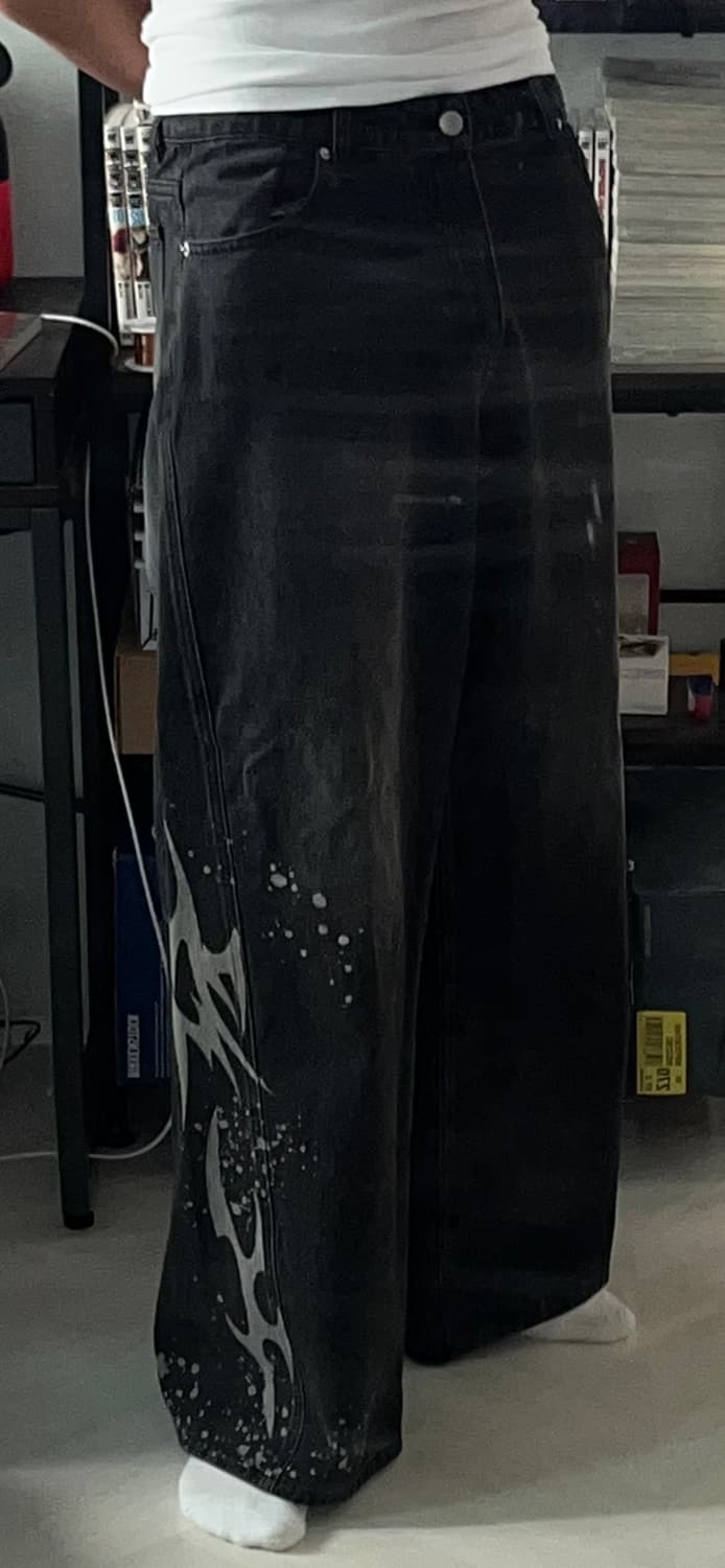 레더리 데님팬츠 (LRDN4101BK) 상품이미지1