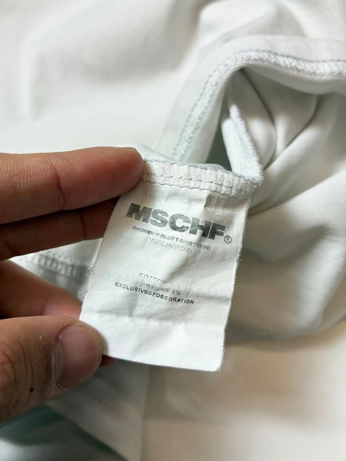 미스치프 롬버스 블러 베이직 반팔 티셔츠 PN9086 상품이미지8