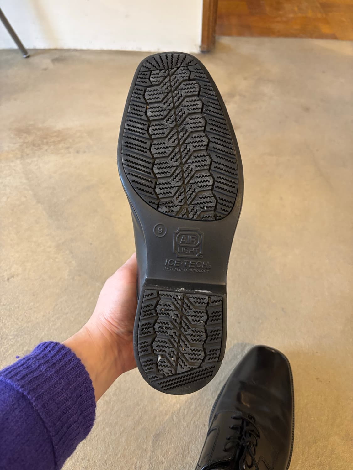 Hawkins ICE-TECH 남성용 블랙 드레스 슈즈 상품이미지4