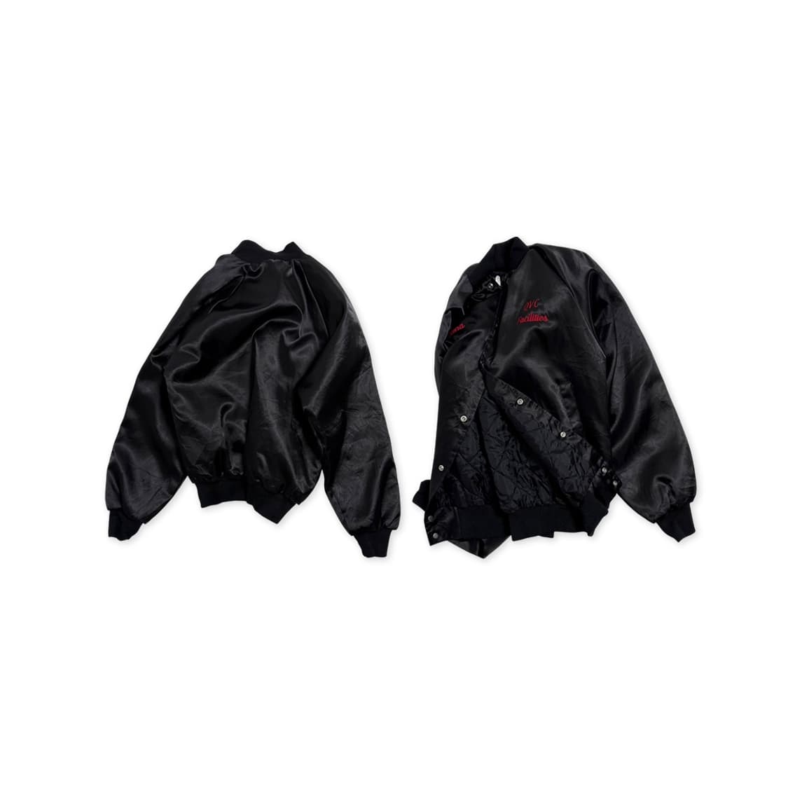 80-90s 빈티지 자수 나일론 바시티 자켓 상품이미지2