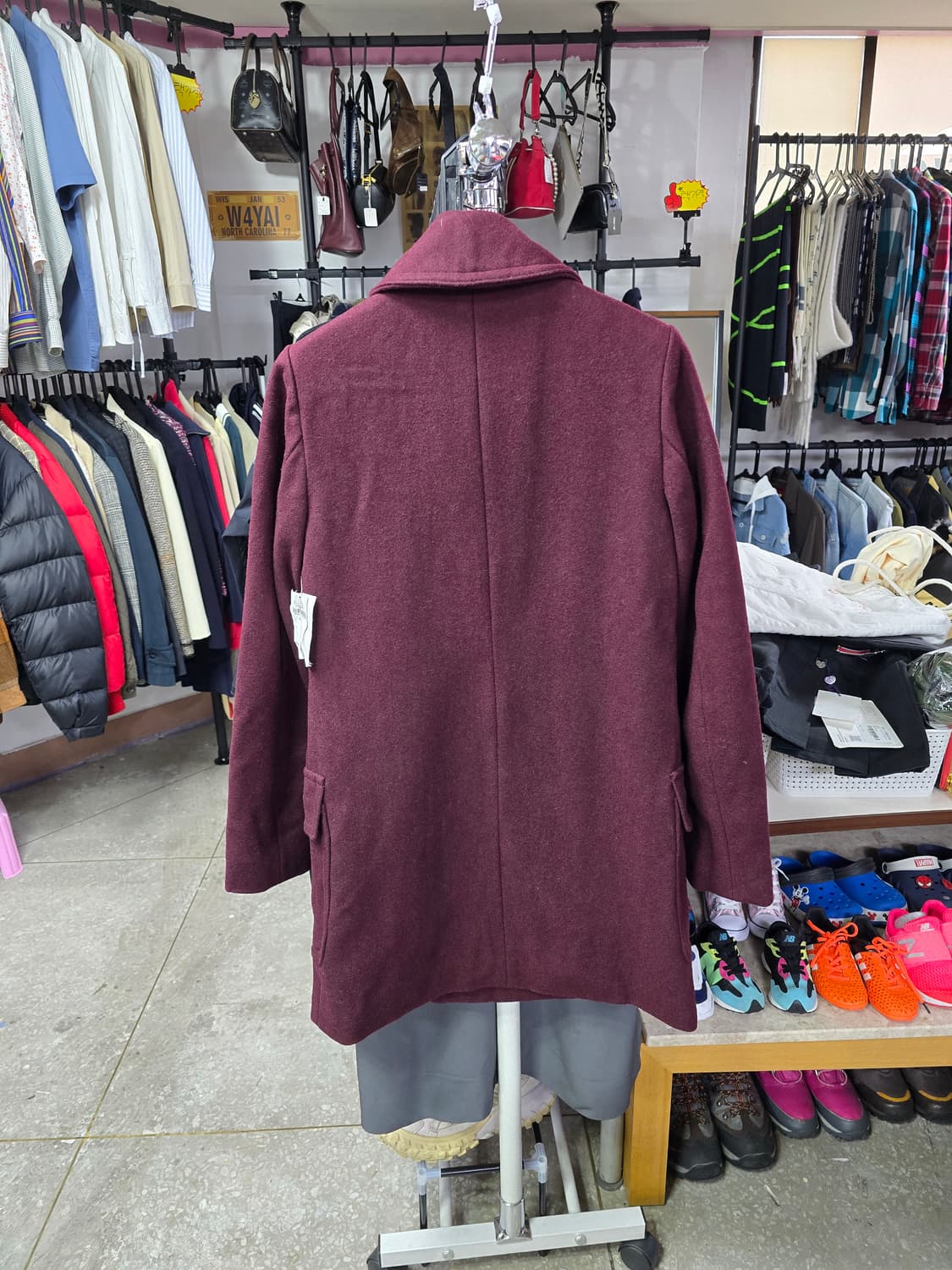 GAP 와인색 더블 코트 (1248) 상품이미지2