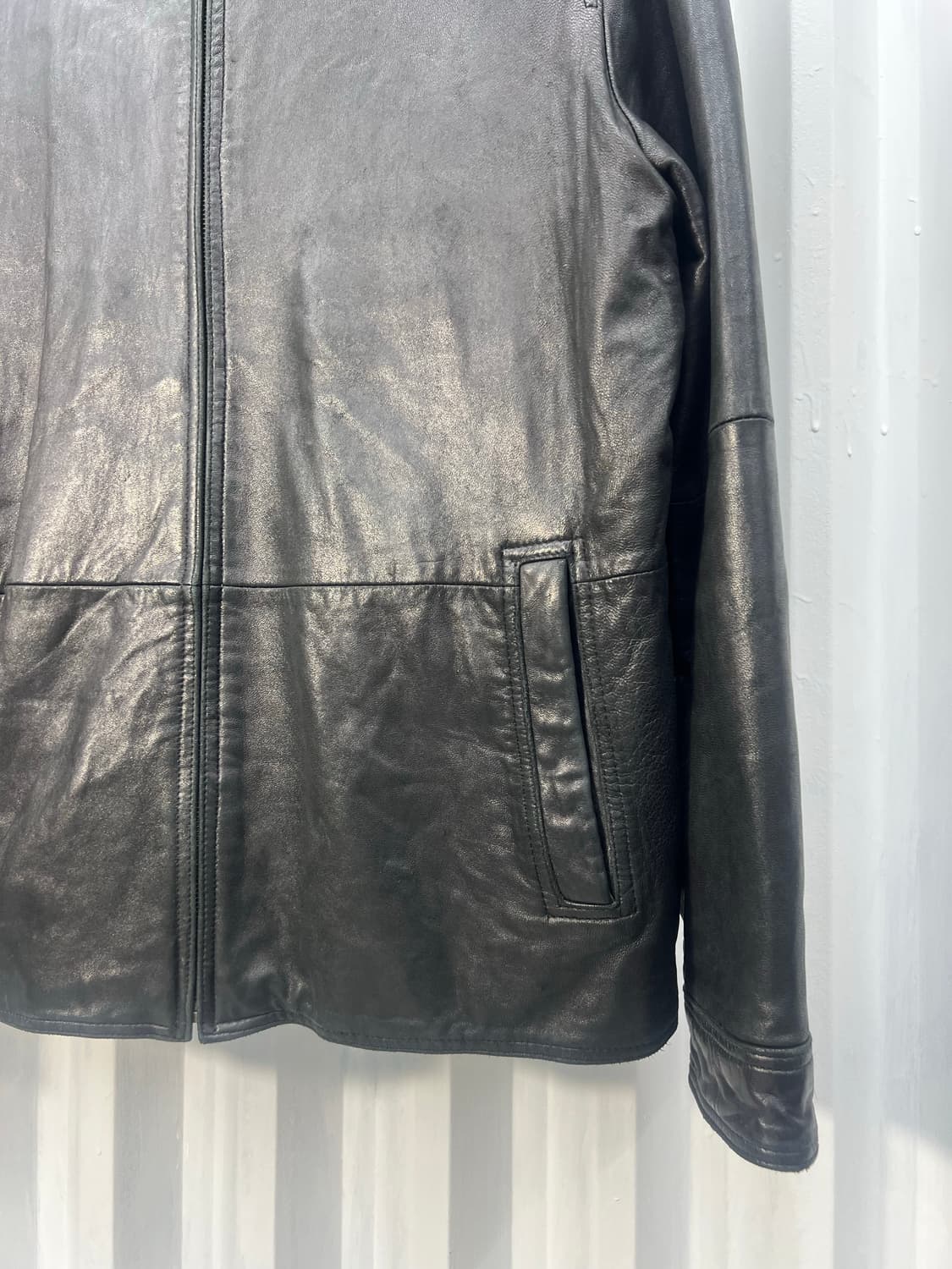 00s) CK lambskin single biker 상품이미지4