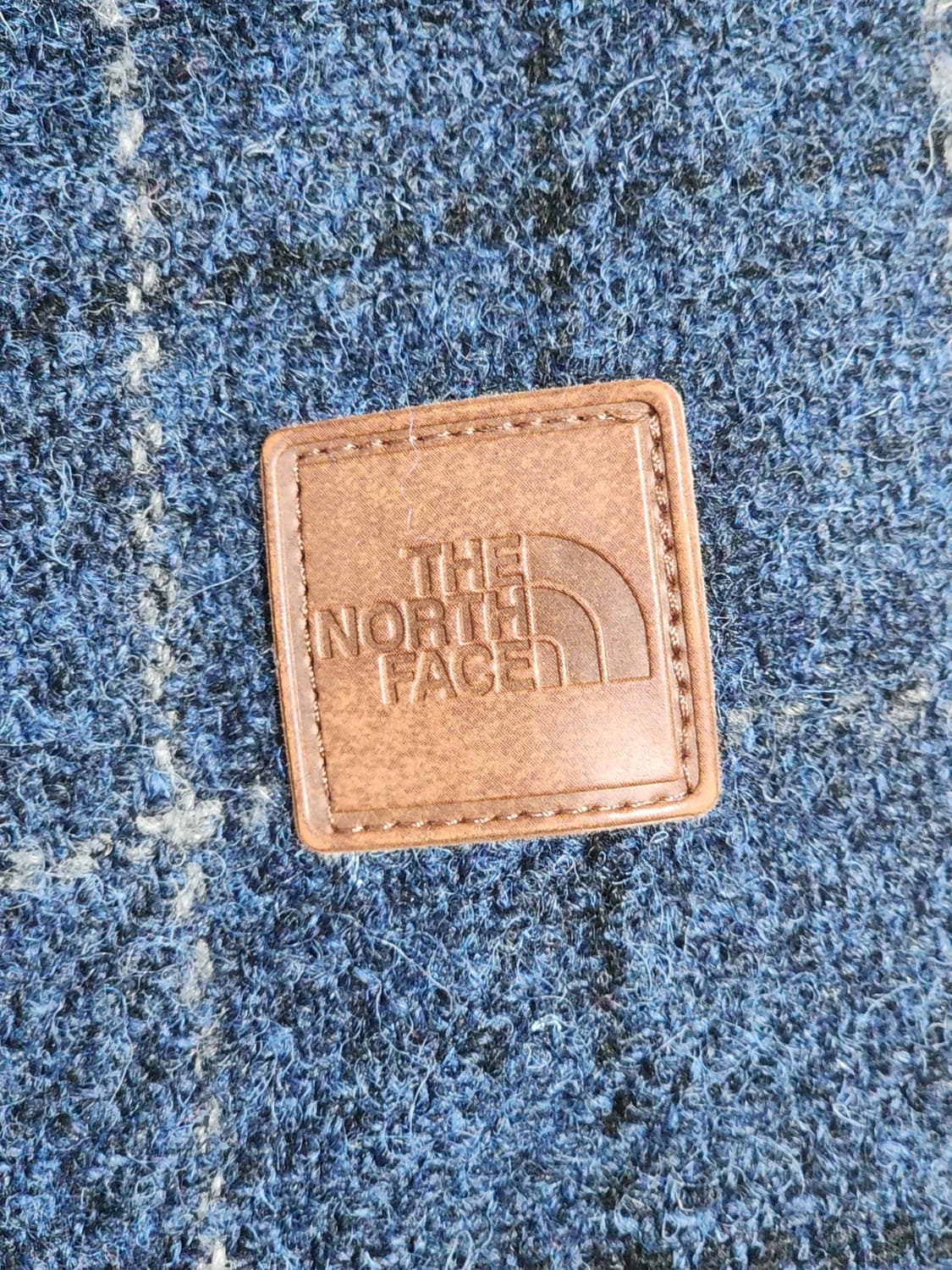 (100) 노스페이스 해리스트위드 패딩점퍼 체크 구스다운 자켓  상품이미지4