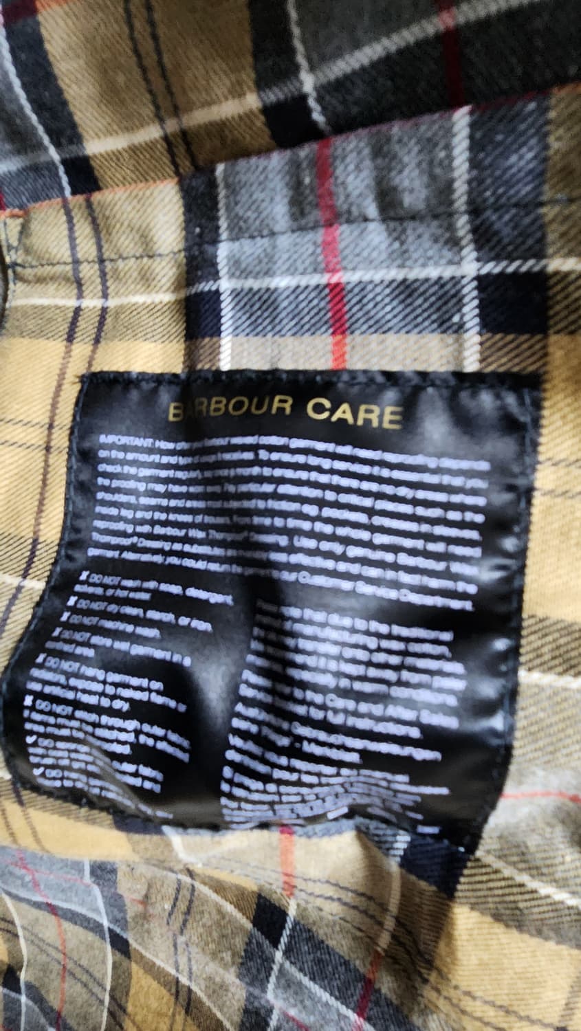 바버 인터내셔널 왁스자켓 38 (100) 상품이미지5