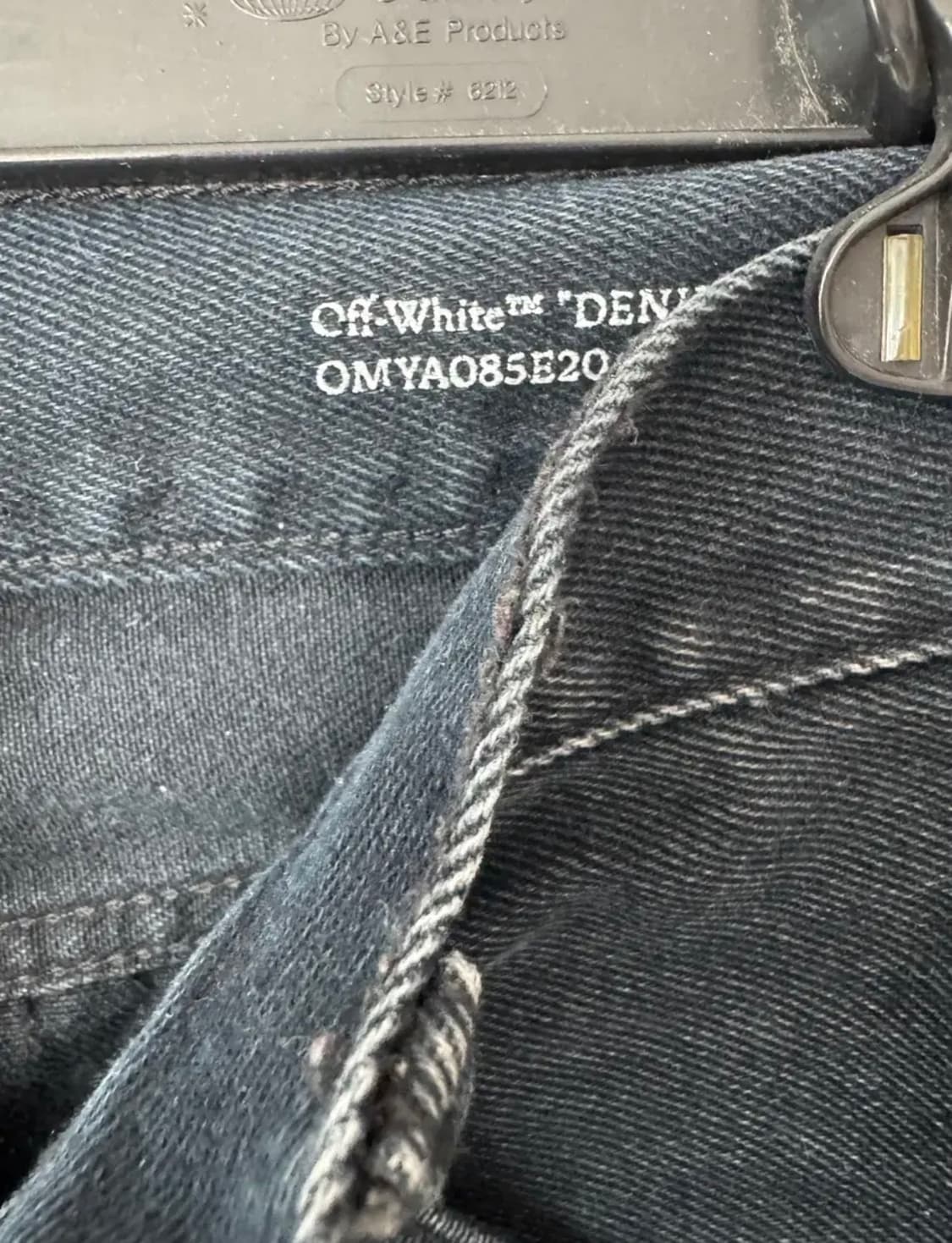 오프화이트 다이애고날 슬림 진 34 청바지 상품이미지3