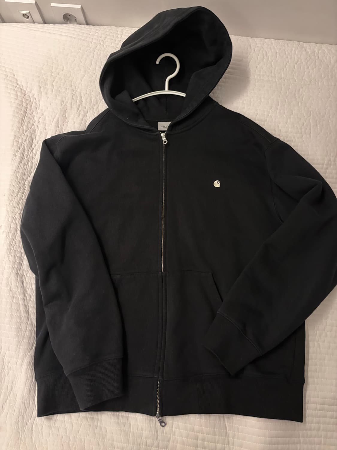 칼하트 WIP 후드 매디슨 자켓 블랙 왁스 상품이미지2